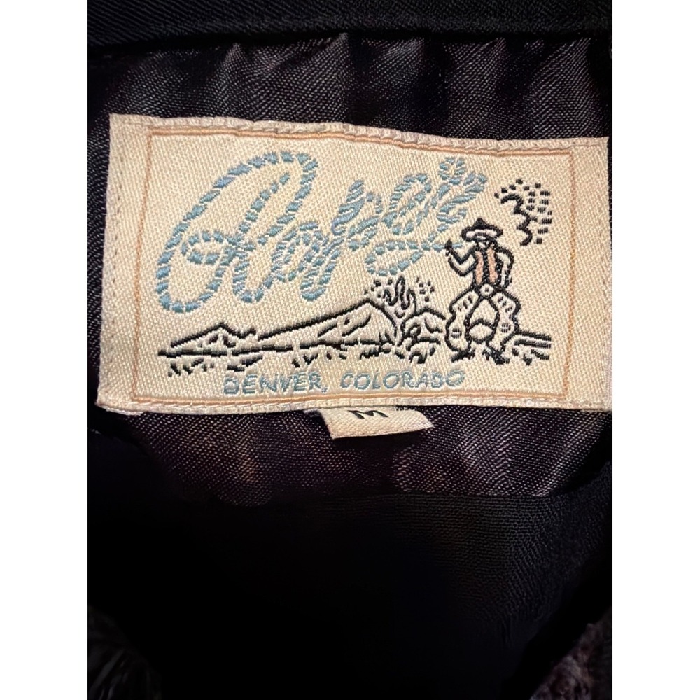 VTG Roper Women's Western Snap Floral Embroidered Top M Snap Cowgirl Rockabilly - Picture 7 of 12
